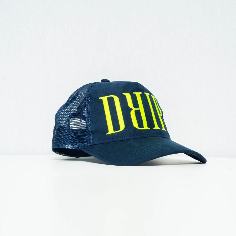 Snapback – Blue & Neon Yellow - DRIP LDN