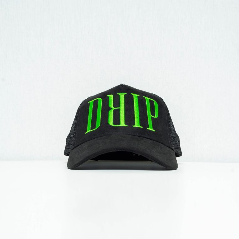 black-neon-green-cap
