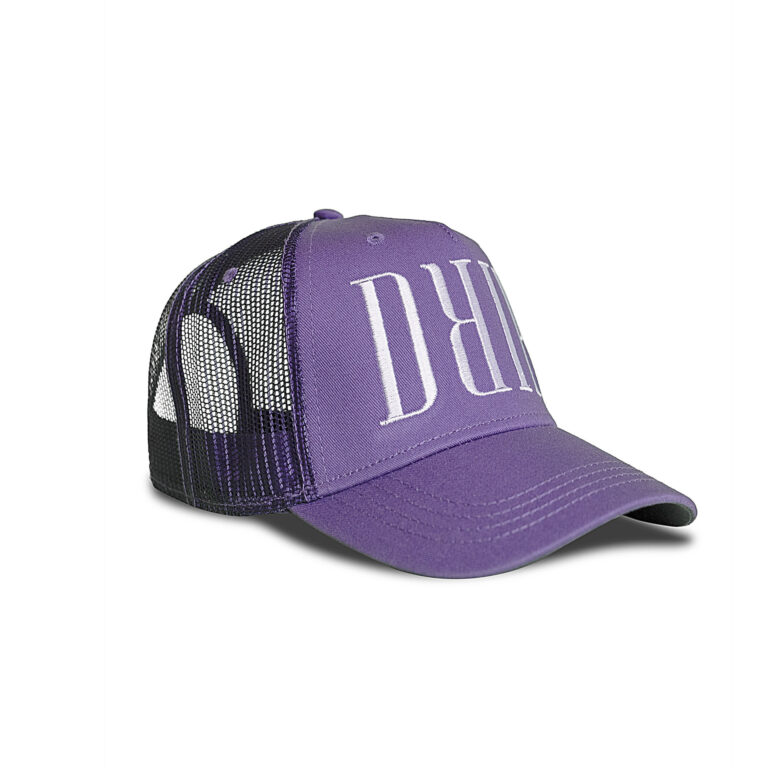 Purple and white Snapback Cap