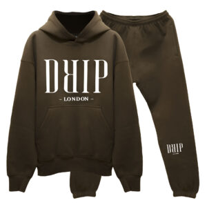 DRIP LDN Brown Tracksuit Set