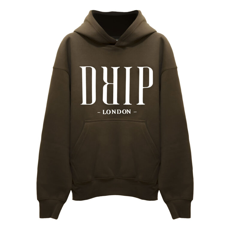 DRIP LDN Brown Tracksuit Set Hoddie