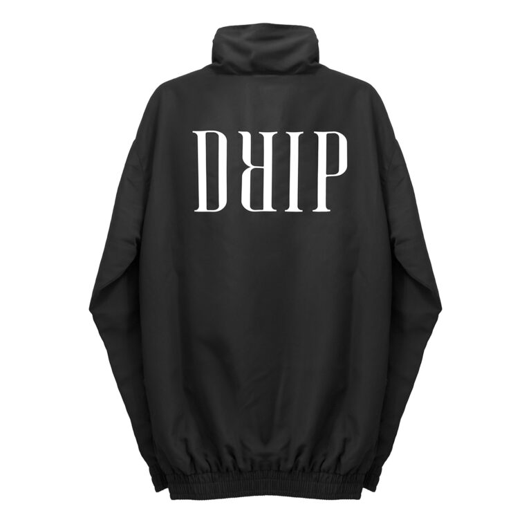 Black Storm-Breaker Tracksuit Top Reverse