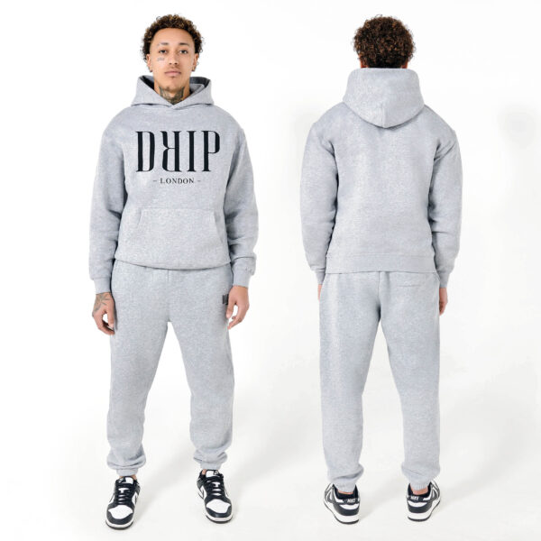 Grey Marl Tracksuit Jogger Set